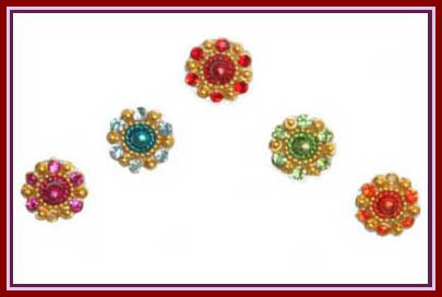 Fancy Color Bindi - Click Image to Close
