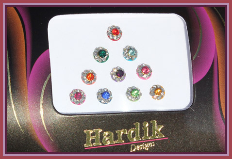 Fancy Color Bindi #201 - Click Image to Close
