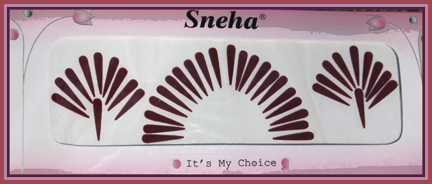 Sneha Tear Drop Bindi - Click Image to Close